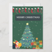 Frohe Weihnachtsgrüße Karte (Vorderseite)