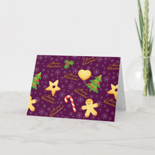 Frohe Weihnachtsgrüße-Karte (Leere) Karte