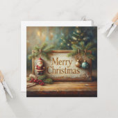 Frohe Weihnachtsgrüße Karten (Vorderseite/Rückseite Beispiel)