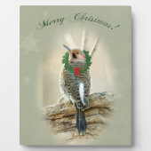 Frohe Weihnachtsgrüße - Northern Flicker Fotoplatte (Vorderseite)