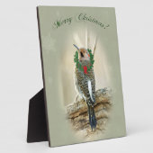 Frohe Weihnachtsgrüße - Northern Flicker Fotoplatte (Seite)