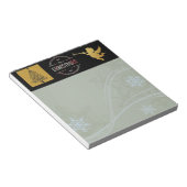 Frohe Weihnachtsgrüße Notizblock (angewinkelt)