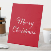 Frohe Weihnachtsgrüße Sockelschild (In Situ)