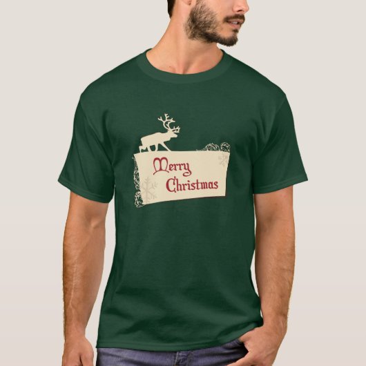 Frohe Weihnachtsgrüße T-Shirt (Vorderseite)