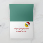 Frohe Weihnachtsgrüße von Key West Feiertagskarte (Innenseite)