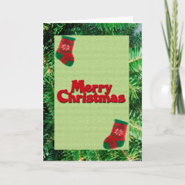 Frohe Weihnachtsgrüßkarte Feiertagskarte