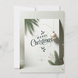 Frohe Weihnachtsgrußkarte | Feiertagskarte