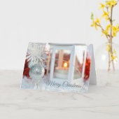 Frohe Weihnachtsgrüßkarte Karte (Gelbe Blume)