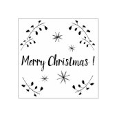 Frohe Weihnachtsgummi-Briefmarke, Weihnachten Gummistempel (Prägung)