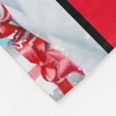 Frohe Weihnachtsgymnast / Cheer Scorpion Fleecedecke (Ecke)