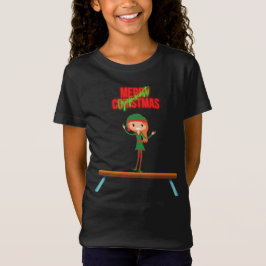 Frohe Weihnachtsgymnast Elf T-Shirt