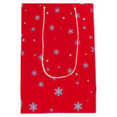 Frohe Weihnachtsgymnastik Mittlere Geschenktüte (Rückseite)