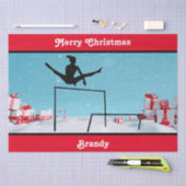 Frohe Weihnachtsgymnastik Seidenpapier (Handwerk)