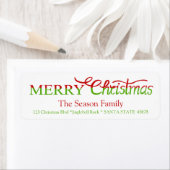 Frohe Weihnachtshandschrift (Insitu)