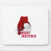 Frohe WeihnachtsHat Mousepad (Vorne)