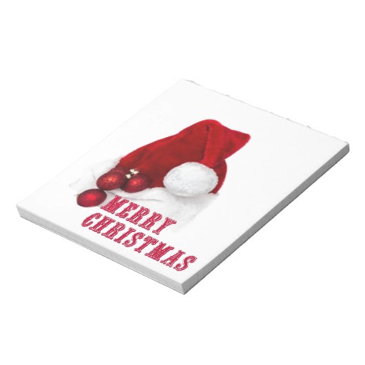 Frohe WeihnachtsHat Notizblock (Rotiert)