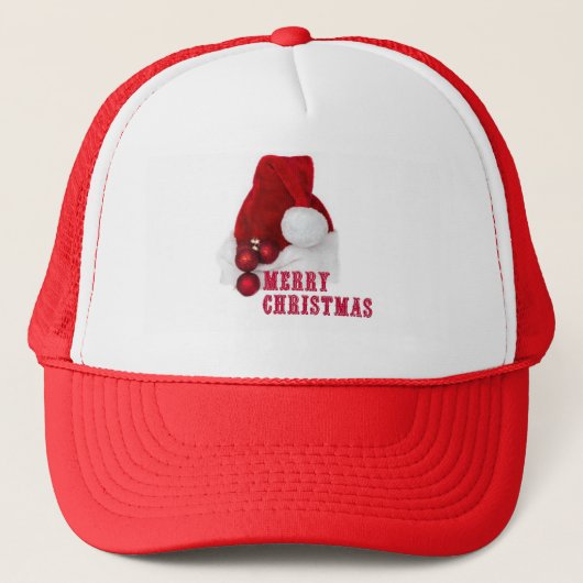Frohe WeihnachtsHat Truckerkappe (Vorderseite)