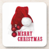 Frohe WeihnachtsHat Untersetzer (Vorderseite)