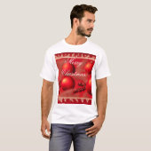Frohe Weihnachtshemd T-Shirt (Vorne ganz)