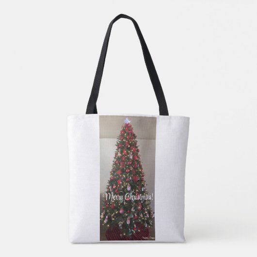 Frohe Weihnachtshoulder-Tasche Tasche (Rückseite)