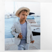 Frohe Weihnachtshunde Dreifach Gefaltete Urlaubskarte (Innen Erste Seite)