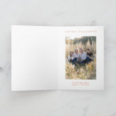 Frohe Weihnachtshunde Feiertagskarte (Innenseite)