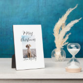 Frohe Weihnachtshunde Katze Foto Weihnachtsgeschen Fotoplatte (Seite)