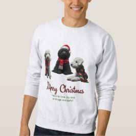 Frohe Weihnachtshunde Sweatshirt
