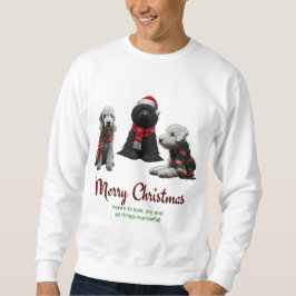 Frohe Weihnachtshunde Sweatshirt