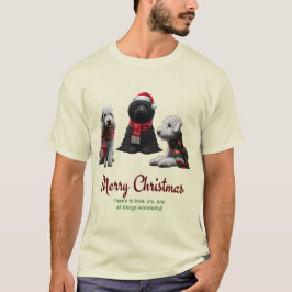 Frohe Weihnachtshunde T-Shirt