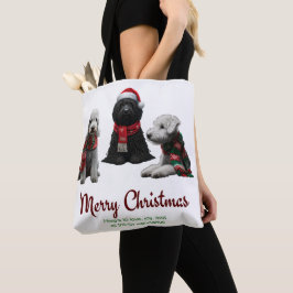 Frohe Weihnachtshunde Tasche