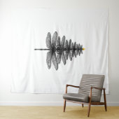 Frohe Weihnachtsinsekt Lover Xmas Dragonfly Wandteppich (Beispiel (Horizontal))