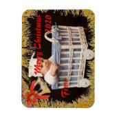 Frohe Weihnachtsjause Baby/ Kinderbenutzerdefinier Magnet (Vertikal)