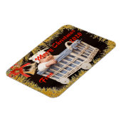 Frohe Weihnachtsjause Baby/ Kinderbenutzerdefinier Magnet (Linke Seite)