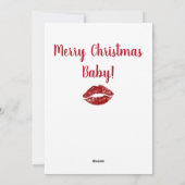 Frohe Weihnachtsjause Feiertagskarte (Rückseite)