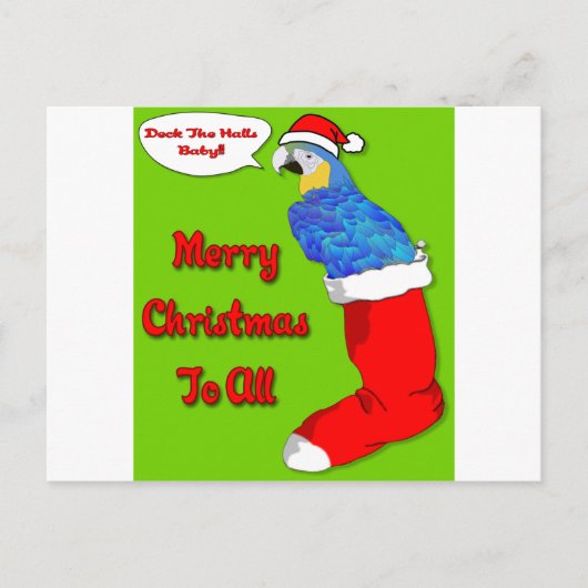 Frohe Weihnachtsjause Feiertagspostkarte (Vorderseite)