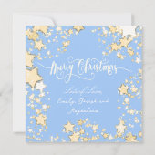 Frohe Weihnachtsjunge Feiertagskarte (Rückseite)