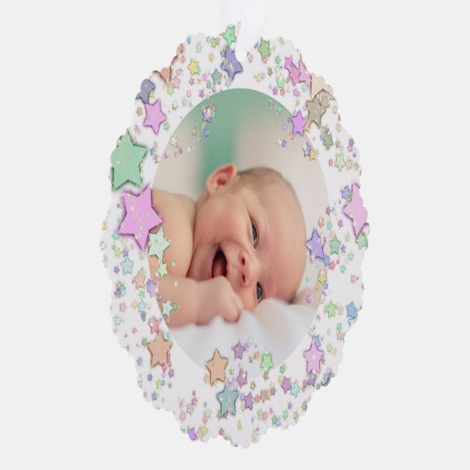 Frohe Weihnachtsjunge Ornament Karte (Rechts)