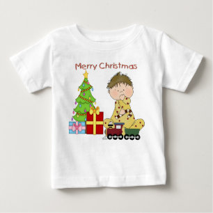Frohe Weihnachtsjunge Säugling Long Sleeve T - Shi Baby T-shirt