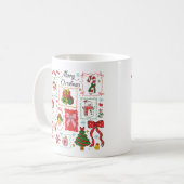 Frohe Weihnachtskaffee | Feiertag Kaffeetasse (Vorderseite Links)