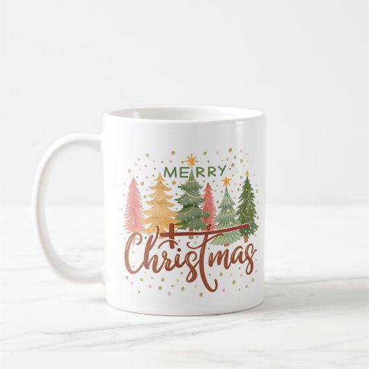 Frohe Weihnachtskaffee | Feiertag Kaffeetasse (Links)