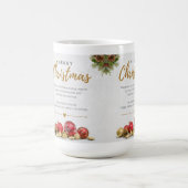Frohe Weihnachtskaffee Tasse 2024 (Zentrum)