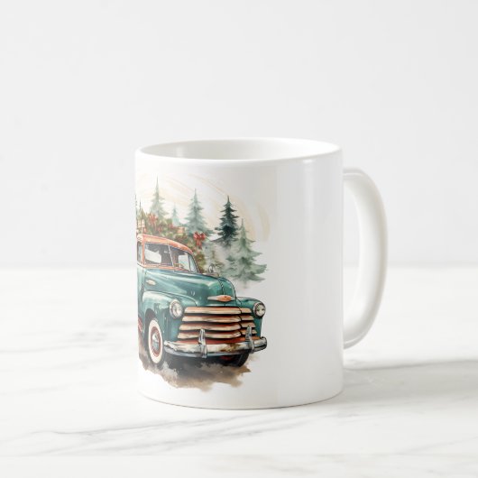 Frohe Weihnachtskaffee-Tasse Kaffeetasse (VorderseiteRechts)