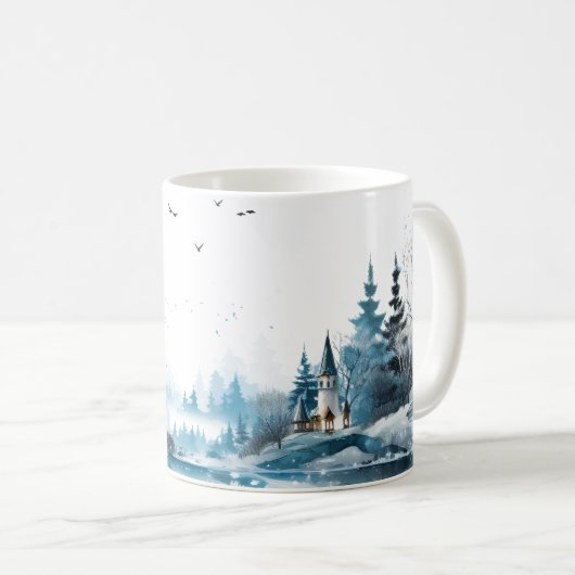 Frohe Weihnachtskaffee-Tasse Kaffeetasse (VorderseiteRechts)