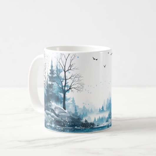 Frohe Weihnachtskaffee-Tasse Kaffeetasse (Vorderseite Links)