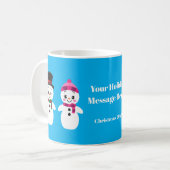 Frohe Weihnachtskaffee-Tasse Kaffeetasse (Vorderseite Links)