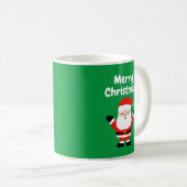 Frohe Weihnachtskaffee-Tasse mit niedlichem Santa  Kaffeetasse (VorderseiteRechts)
