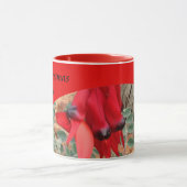 Frohe Weihnachtskaffee-Tasse - rot Tasse (Zentrum)