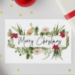 Frohe Weihnachtskaktus Sukkulent Südwesten Postkarte<br><div class="desc">Dieses Design kann durch Auswahl der Option Design bearbeiten personalisiert werden. Sie können auch auf andere Gegenstände übertragen. Kontaktieren Sie mich unter colorflowcreations@gmail.com oder nutzen Sie die Chat-Option oben auf der Seite, wenn Sie dieses Design auf einem anderen Produkt haben möchten oder Hilfe benötigen. Sehen Sie mehr von meinen Designs...</div>