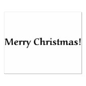 Frohe Weihnachtskalk große Briefmarke aus Gummi Gummistempel (Prägung)